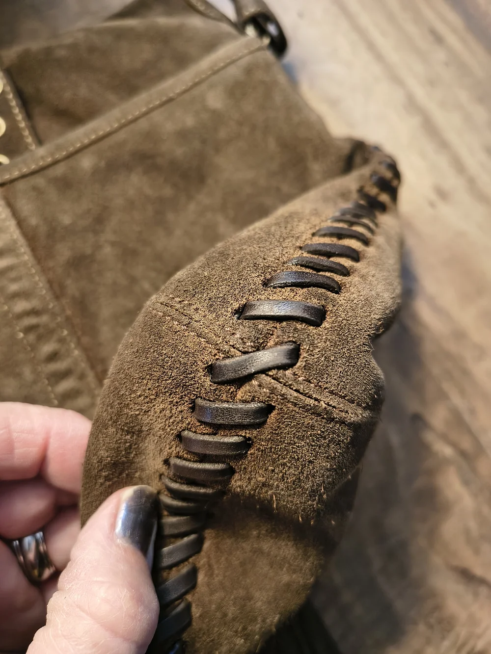 Coach Suede 2003 Soho Fringe Bag ♥️ Cowhide Leather ♥️ Vintage ❤️❤️ - Picture 5 of 15